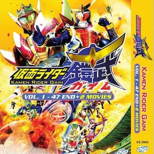 Kamen Rider Gaim Vol. 1 - 47 END + 2 Movie All Series Box Set DVD Masked Rider- Free Shipping To USA Via Dhl Express