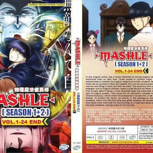 Anime-dvd Mashle: Magic And Muscles, seizoen 1-2 (afl. 1-24), complete serie, Engels nagesynchroniseerd en alle regio's - gratis DHL Express