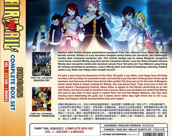 Fairy Tail Complete Series (volume 1 - 328 End + 2 Movie Fairy Tail Complete Series (volume 1 - 328 End + 2 Movie