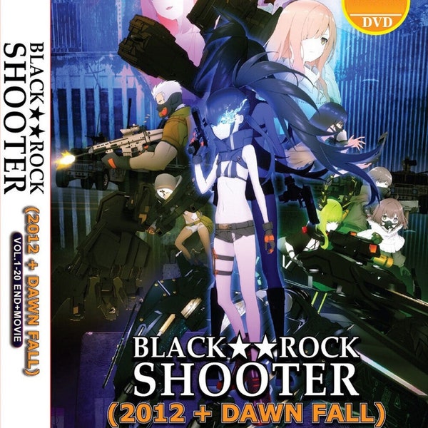 Anime DVD~ Black Rock Shooter 2012+Dawn Fall (1-20End+Movie) English subtitle- Free Shipping To USA Via DHL Express