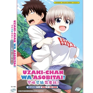 Anime DVD~English Dubbed~Uzaki-Chan Wa Asobitai! Season 1+2(1-25End) - Free Shipping To USA Via Dhl Express