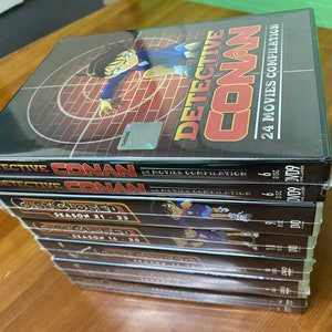 DVD Detective Conan Case Closed Season 1-Season 25 Complete + 24 Movie - Free Shipping To USA Via DHL Express