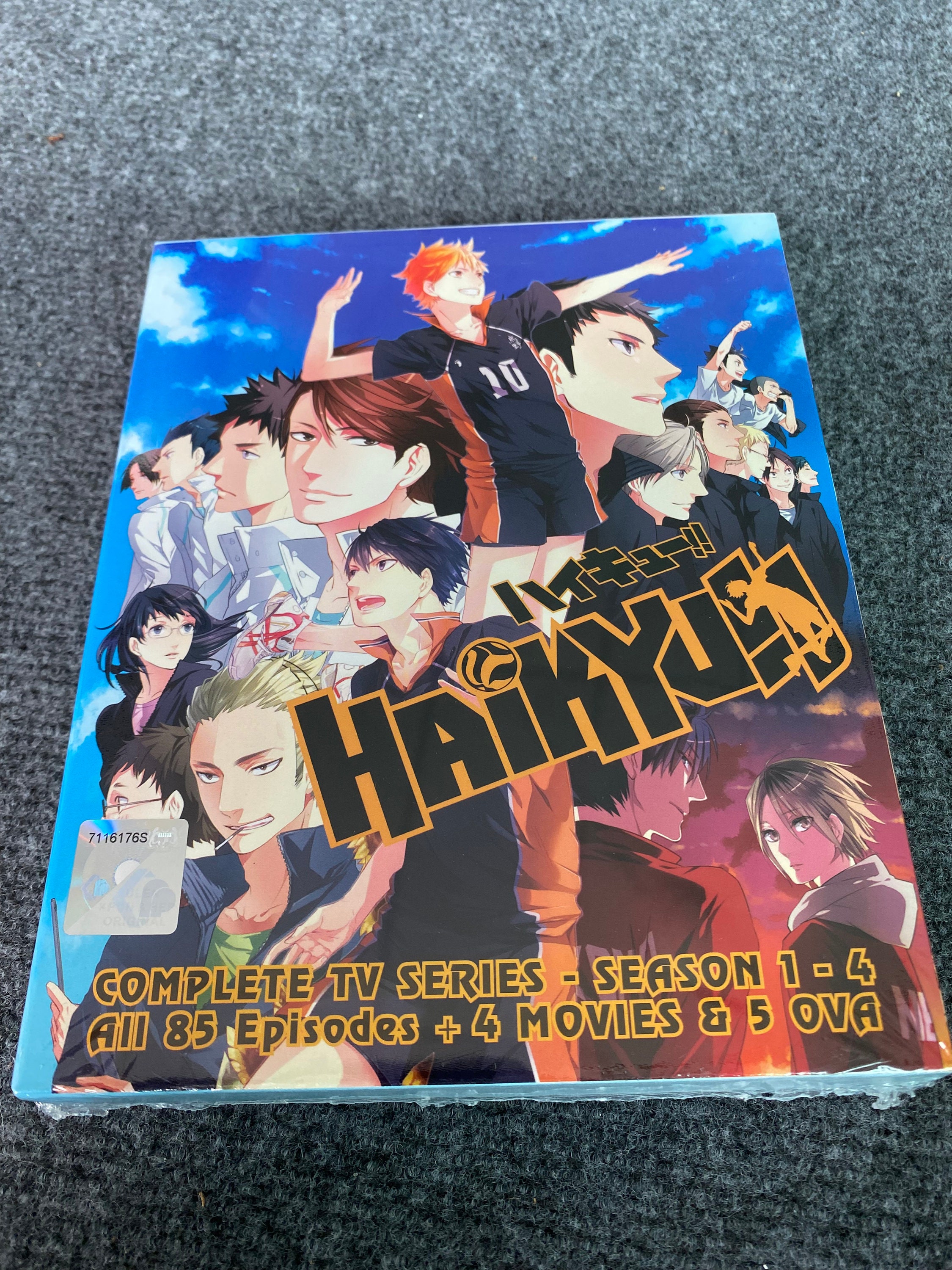 DVD Haikyu!! Season 1-4 Vol.1-85 End (English Dub) + 4 Movies + 5 OVA DHL  SHIP