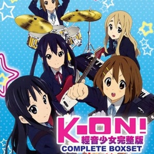 K-On Seizoen 1-2 + Film + 5 OVA Complete Anime DVD Alle regio Engels nagesynchroniseerd Complete Box Set - Gratis DHL Express