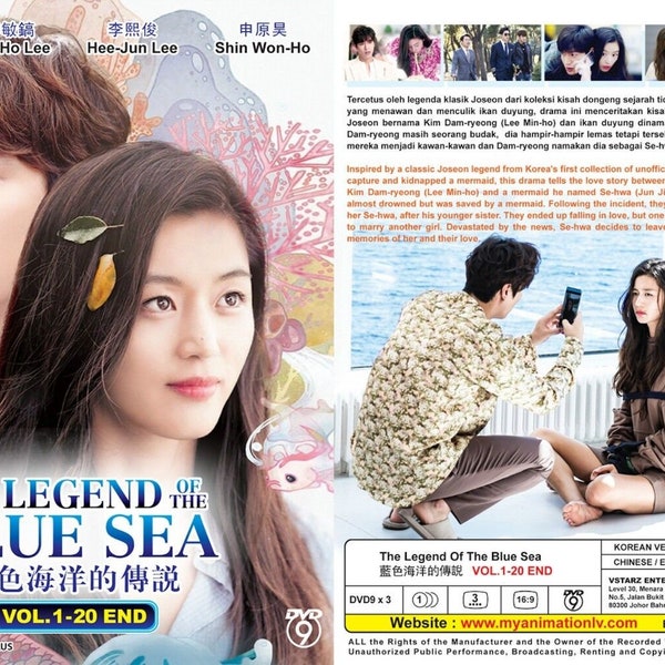 Korean Drama~The Legend Of The Blue Sea (1-20End) English Subtitle & All Region- Free Shipping To USA Via DHL Express