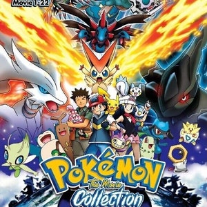 DVD Anime Pokemon Movie Collection 22 IN 1 complete boxset Engelse ondertiteling en alle regiovrije DHL Express