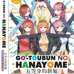 Anime DVD Go-Toubun No Hanayome Seizoen 1+2 (Vol.1-24 Einde) *Engelse versie* Complete Anime Alle regio Complete Box Set - Gratis DHL Express