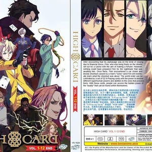 DVD Anime High Card Complete Tv Series (Volume 1-12 End) DVD Complete Box Set English Subtitle- Free Shipping Via DHL Express