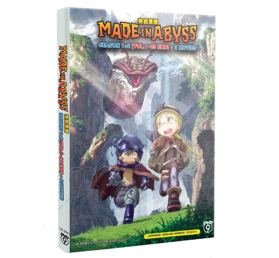 Made In Abyss Season 1+2 VOL.1-25 END)+3 MOVIES DVD ENGLISH DUBBED SHIP  FROM USA