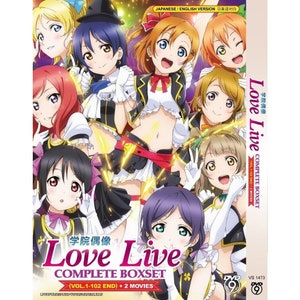 Anime DVD~English Dubbed~Love Live! Complete Boxset(1-102End+2 Movie)- Free Shipping To USA Via Dhl Express