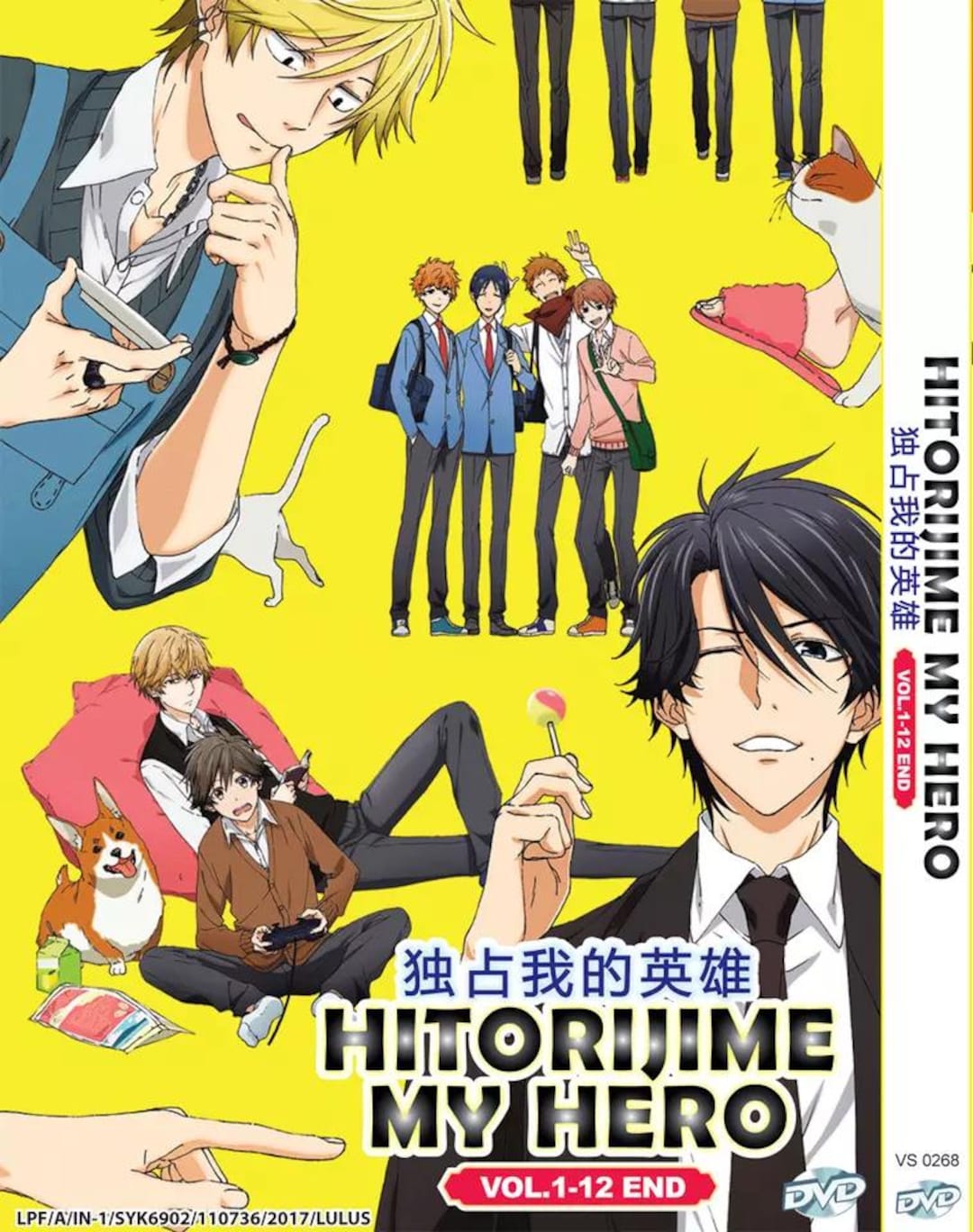 DVD Anime Hitorijime My Hero Volume 1-12 End Complete Anime DVD