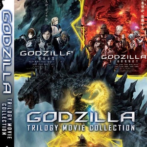 DVD Godzilla Deel 1+2+3 Planet Monsters + City Battle + Planet Eater Complete boxset Anime Engels nagesynchroniseerd en alle regio's - Gratis DHL Express