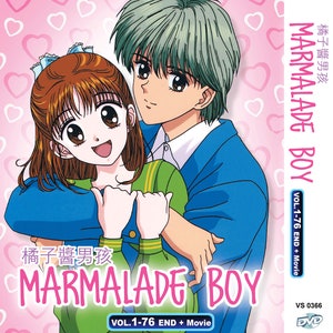DVD Anime Marmalade Boy(1-76End+Movie)English subtitle&All region- Free Shipping To USA Via DHL Express
