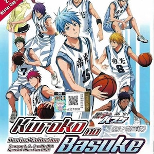 DVD アニメ 日本語 黒子のバスケ シーズン 1-3 OVA 2 ムービー DVD ボックス セット 英語字幕および全地域 - DHL エクスプレスによる送料無料