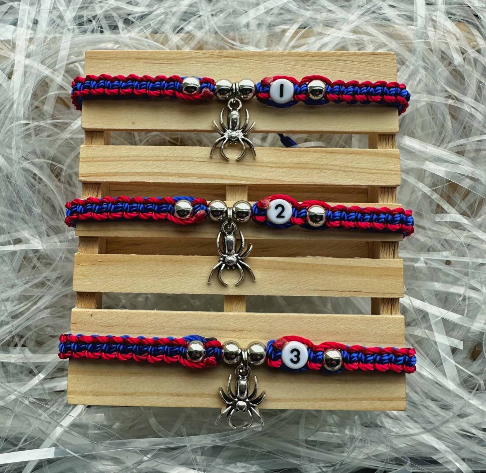 Trio Spider-man Bracelet Set - Etsy