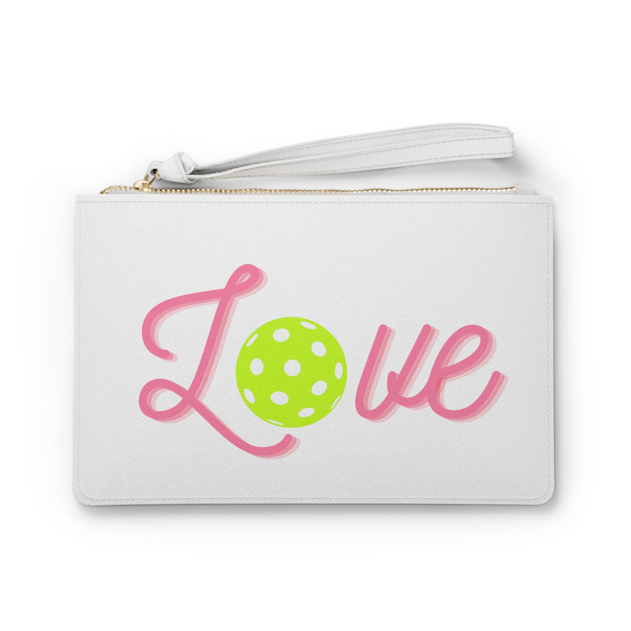 Love Pickleball Clutch Pickleball Gifts for Women Pickleball Purse Pickleball Gift for Her