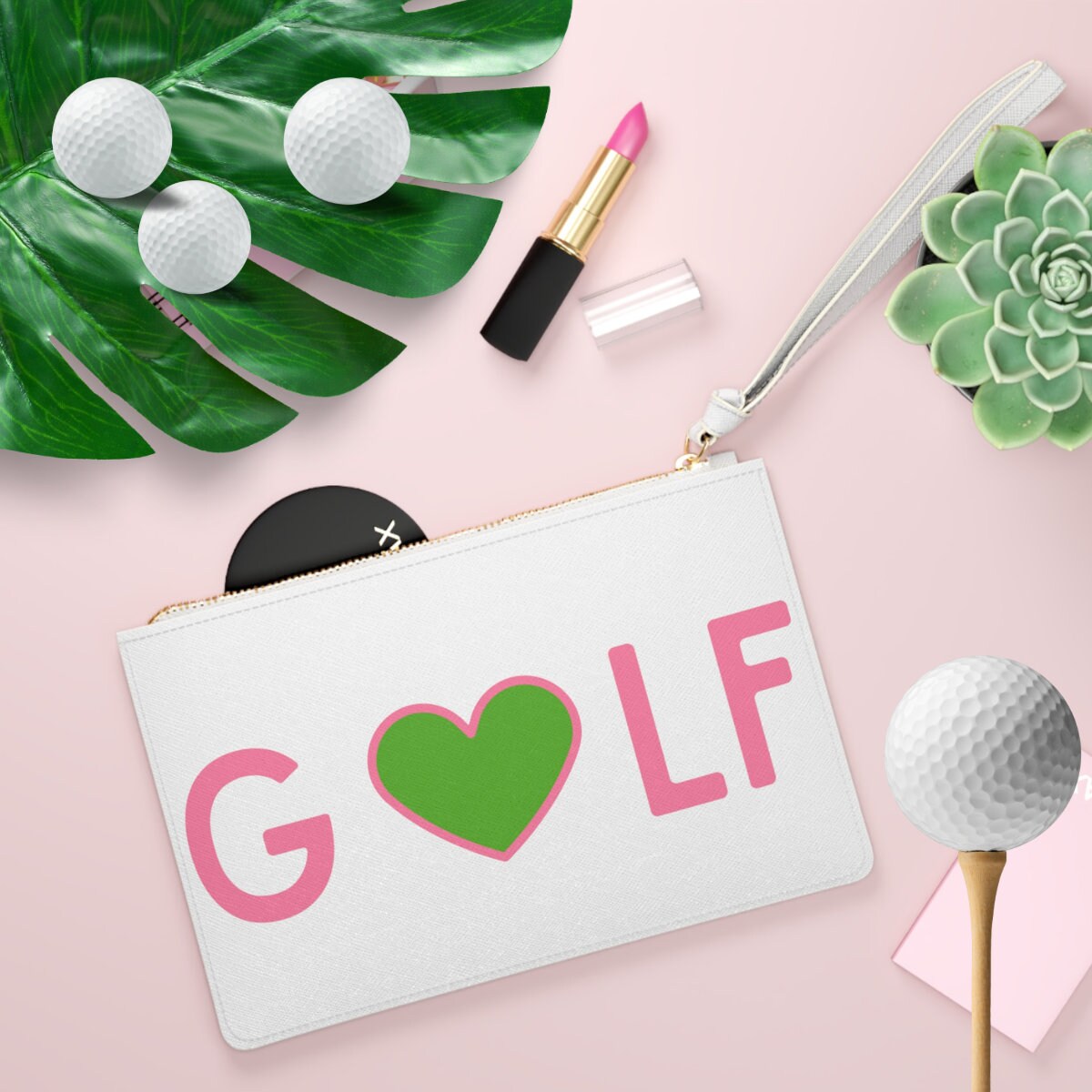 Love Golf Clutch PGA Golf Gifts for Women Golf Clutch Purse Etsy