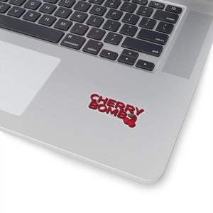 Cherry Bomb Illustrated Transparent Kiss-Cut Stickers