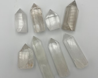 Clear quartz towers - clear quartz point