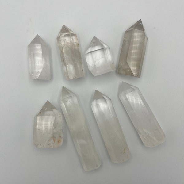 Clear quartz towers - clear quartz point