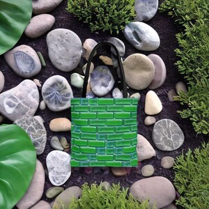 Tote Bag Green Pool Tile