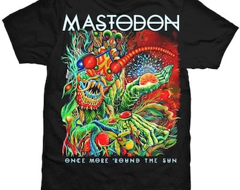 Mastodon: Einmal mehr rund um die Sonne Schwarzes T-Shirt (offiziell lizenziert)