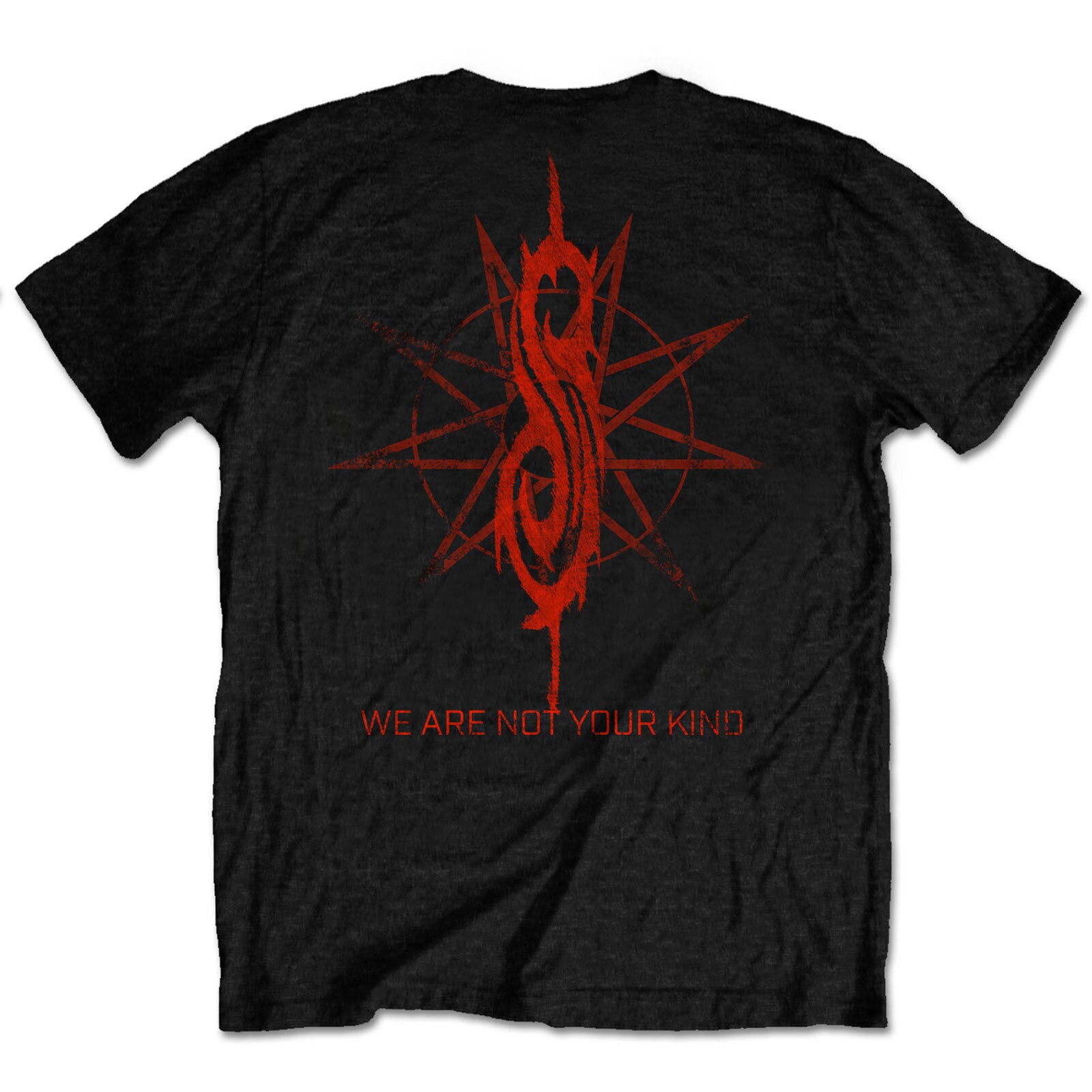 Slipknot: We Are Not Your Kind Red Patch Black T-shirt