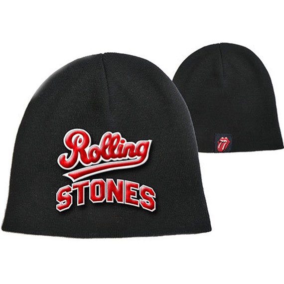 ファッション特集 Team Stones: Rolling The Logo Licensed (officially Beanie 服＆ファッション小物
