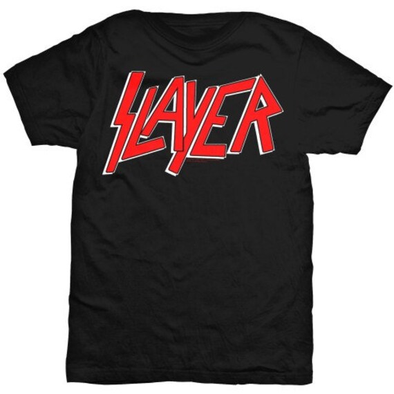 Classic Slayer Logo (Red On Black) T-Shirt Classic Slayer Logo (Red On Black) T-Shirt