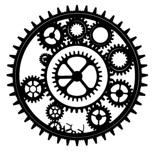 Steampunk Clock Face - 24" - Digital Cut Files - Etsy