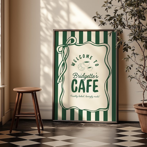 Home Cafe Birthday Welcome Sign Template Coffee Shop Birthday Sign Cozy Coffee Shop Birthday Party is Brewing Birthday Party Editable Sign