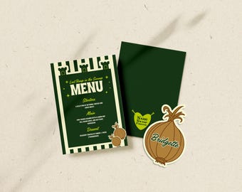 Last Romp in the Swamp Bachelorette Menu Template Editable Menu Design Same Swamp Forever Bachelorette Menu Sign and Place Cards Funny Bach