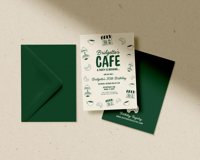 ホームカフェ誕生日ウェルカムサインテンプレートコーヒーショップ誕生日サイン居心地の良いコーヒーショップ誕生日パーティー準備中誕生日パーティー編集可能なサイン 画像 6