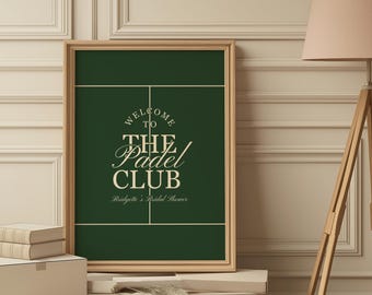 Padel Welcome Sign Template Elegant Country Club Party Decor Padel Ball Birthday Welcome Sign Editable Canva Template Padel Court Sign