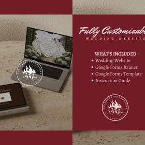 Old Money Wedding Website Template Editable Digital Wedding Invitation Website RSVP Google Form Classy Wedding Website Invitation Moody image 7