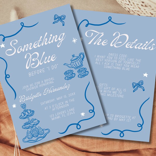 Something Blue Before I Do - Etsy