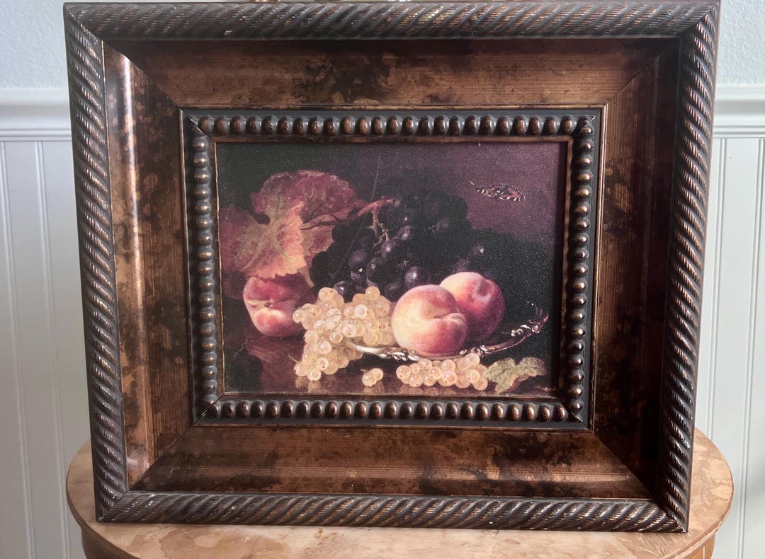 Vintage Dark and Moody Still Life Fruit Reproduction - Etsy