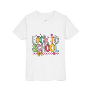 Back to School Youth Tee, Kids T-Shirt, School Shirt, Fun Graphic Tee, Back to School Outfit, Youth Apparel