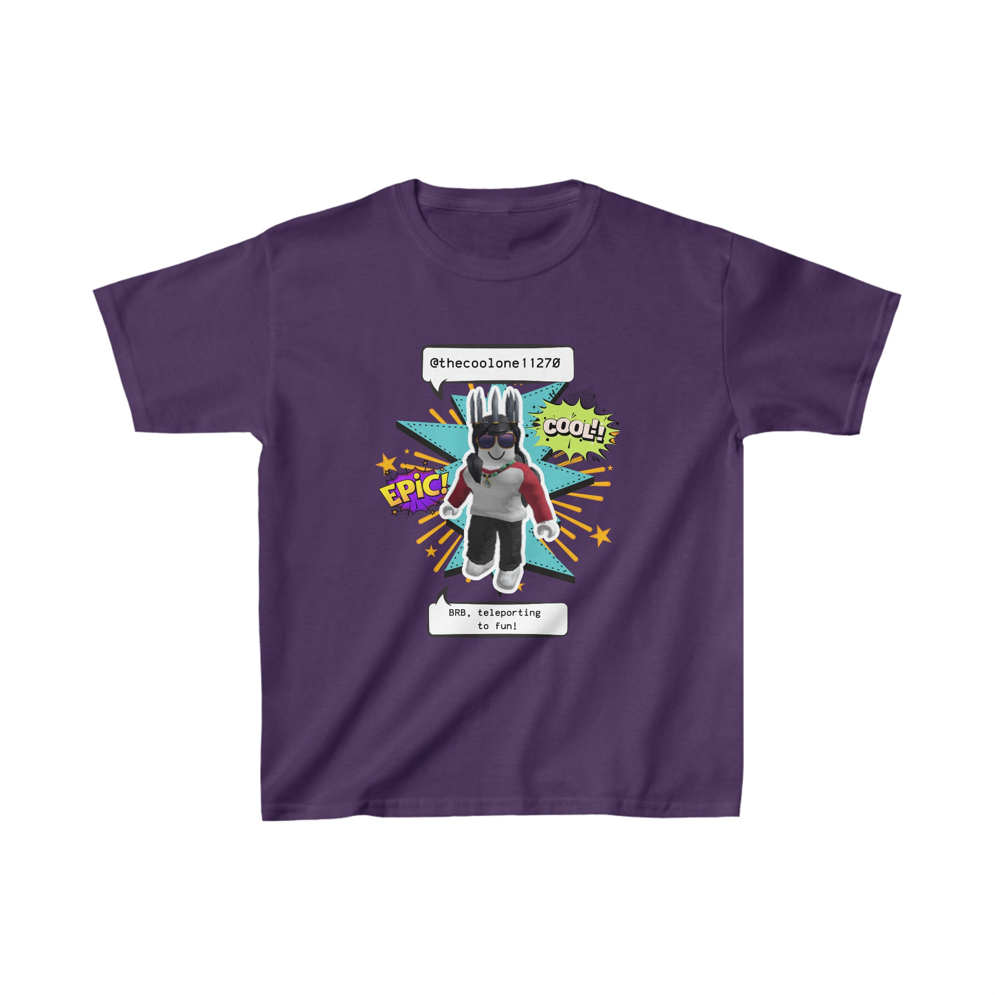 Roblox T-Shirt with Personal User Name Kids Shirt - Child & Adult - –  Furniture City Graphics