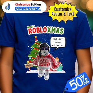 Roblox Characters In Space Kid's Black T-Shirt Short Sleeve Gamer's Te —  Vanilla Underground