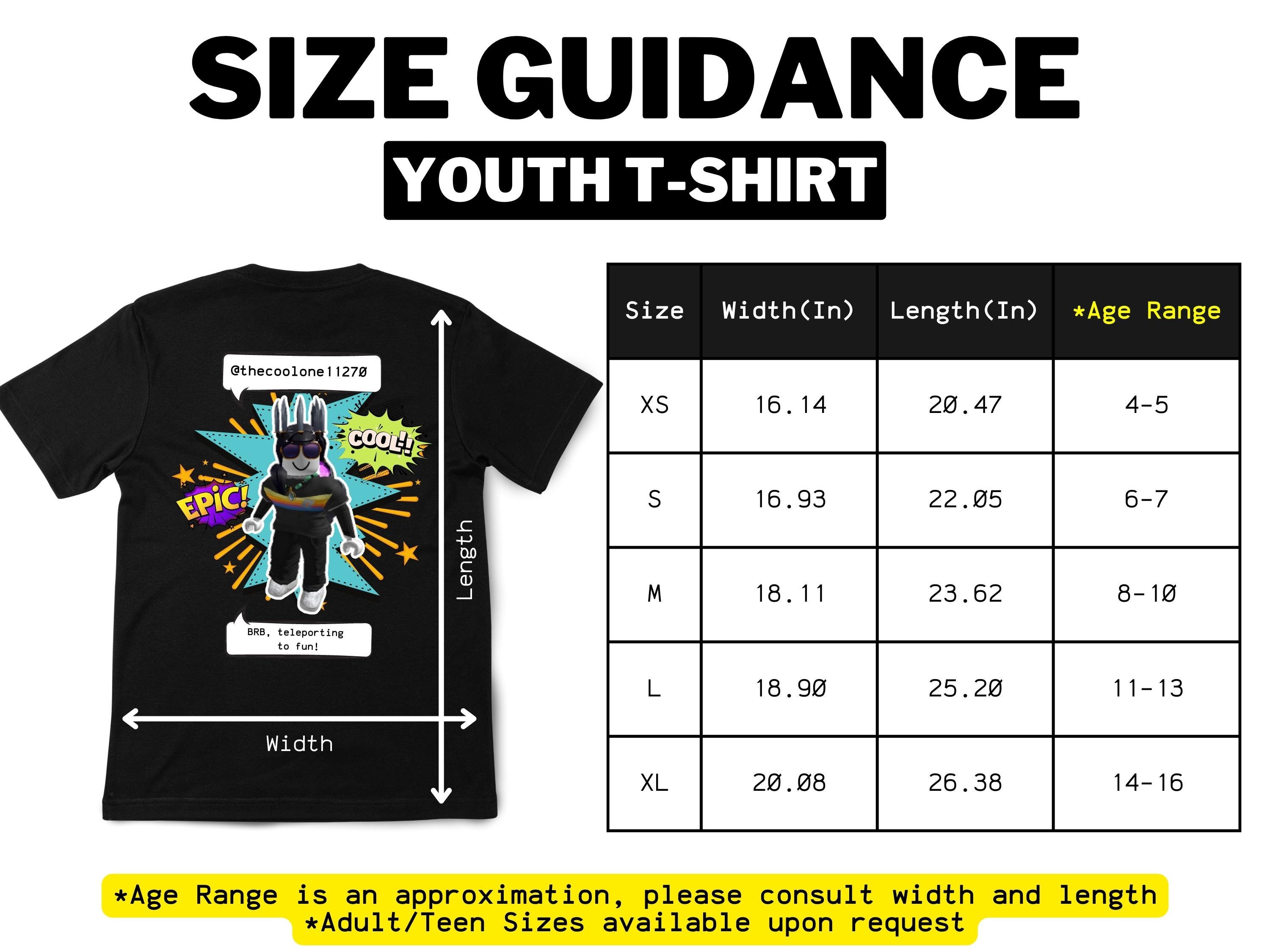 Roblox Youth T-Shirt - Customon