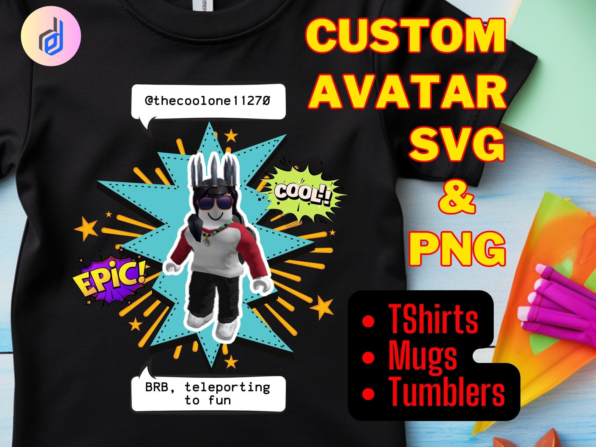 Roblox avatar t shirt hotsell