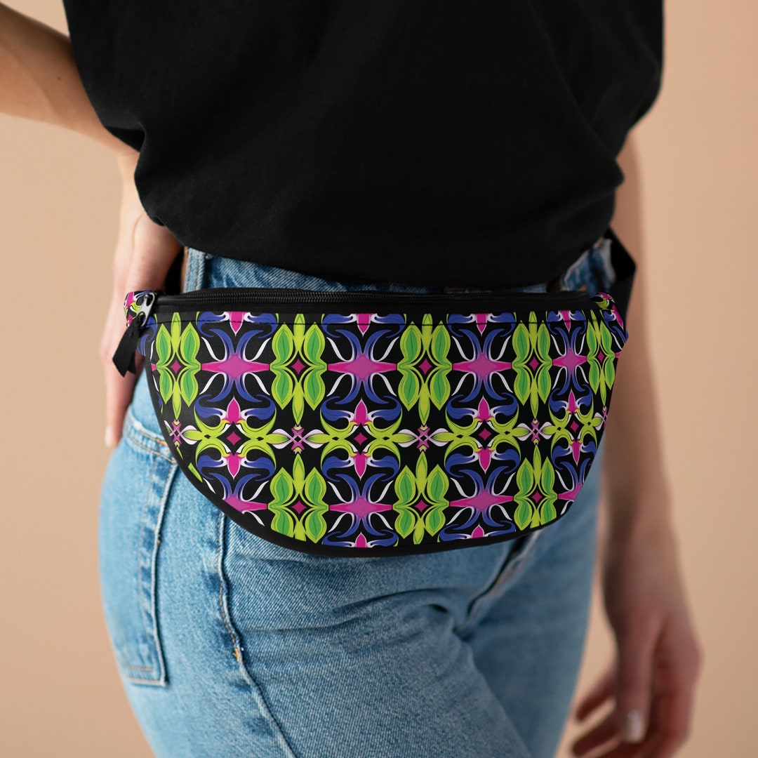 Retro Bum Bag Vintage Neon Fanny Pack Ultralight Jumbo Comfy Etsy