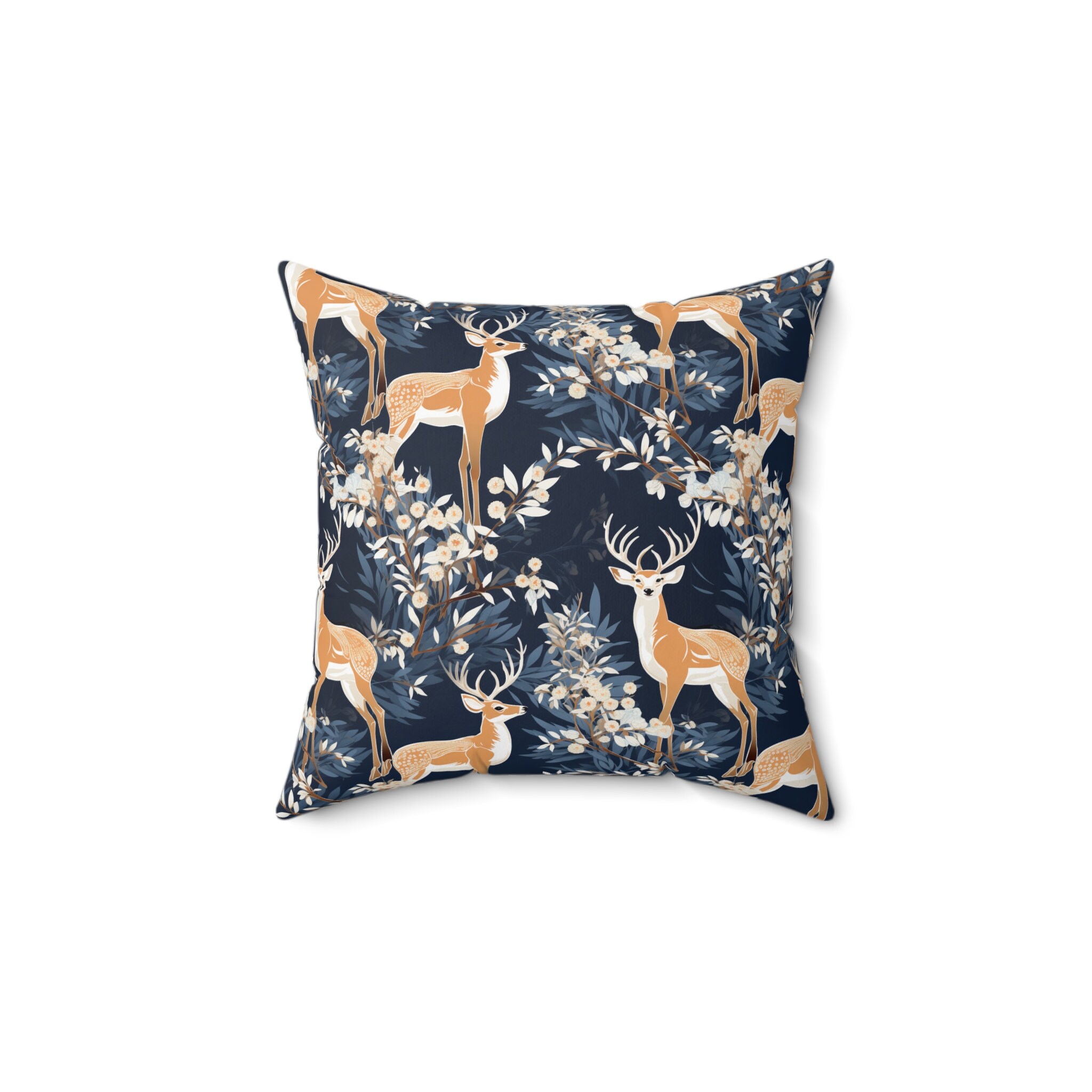 Faux Suede Axis Deer Pillow Softest Cottagecore Trendy Animal Etsy