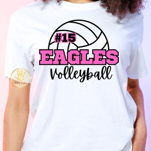 Volleyball Team Shirt, Custom Volleyball Tee, Personalized Volleyball Shirt