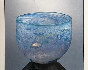 kunstglas gesigneerde SETSUKO OGISHI-karaf 1984