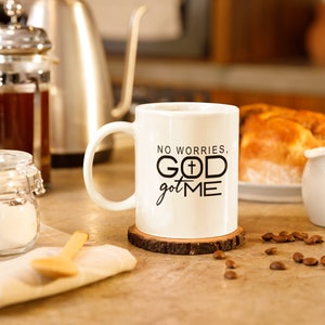Keramisk kaffemugg, (340 g, 450 g för troende, kaffemuggar med trostema,