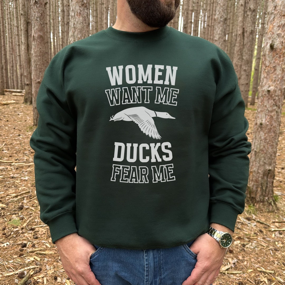 Funny Hunting Sweatshirt, Duck Hunting Sweater, Funny Hunting Gift, Gift for Hunter, Hunting