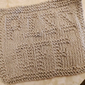 P*ss Off Dishcloth Knitting Pattern