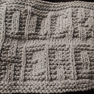 D*ck Head Dishcloth Knitting Pattern